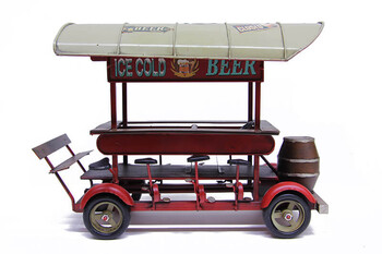 Beer tour car(metal) - Thumbnail