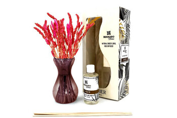  - Bennaro Home Amber Natural Dried Floral Reed Diffuser 100ML