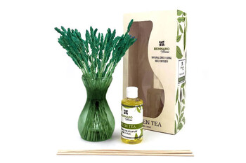  - Bennaro Home Green Tea Natural Dried Floral Reed Diffuser 100ML 