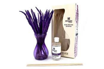  - Bennaro Home Lavender Natural Dried Floral Reed Diffuser 100ML