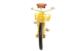 Dekoratif Metal Bisiklet Sepetli - Thumbnail