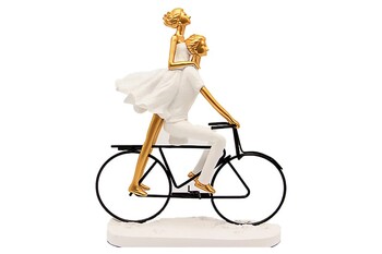  - Bisiklet Süren Couple 30cm
