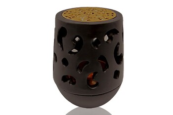  - Dekoratif Oyma Desenli Buhurdanlık 