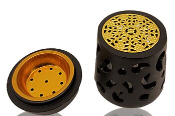 Dekoratif Oyma Desenli Buhurdanlık - Thumbnail