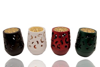 Dekoratif Oyma Desenli Buhurdanlık - Thumbnail