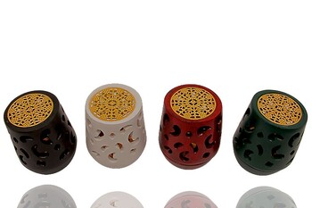 Dekoratif Oyma Desenli Buhurdanlık - Thumbnail