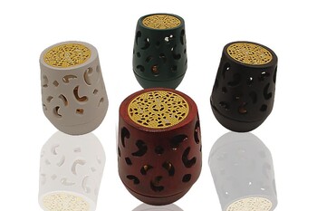 Dekoratif Oyma Desenli Buhurdanlık - Thumbnail