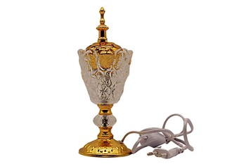  - Elektrikli Cam Buhurdanlık (Gold Detaylı)