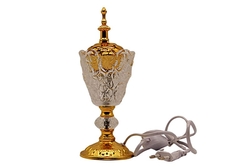 Elektrikli Cam Buhurdanlık (Gold Detaylı) - 1