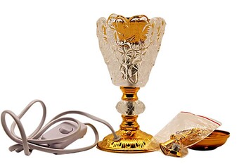  - Elektrikli Cam Buhurdanlık (Gold Detaylı) (1)