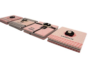  - Elegant Bloom Mini Mirror