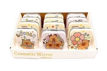 - Cappy Bara PU Deri Mini Makyaj Aynası (1)  - Cappy Bara PU Deri Mini Makyaj Aynası (1)