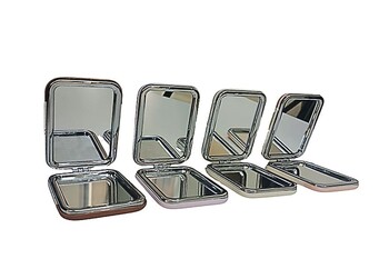 Cappy Bara PU Deri Mini Makyaj Aynası - Thumbnail