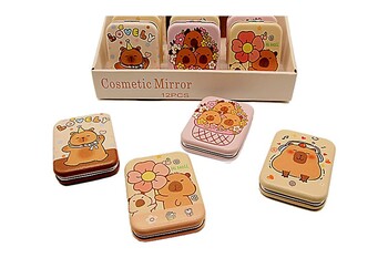  - Cappy Bara PU Deri Mini Makyaj Aynası 