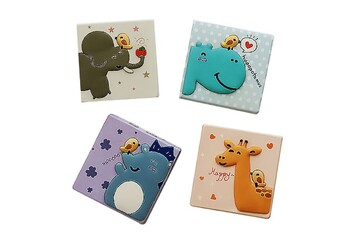 - Cep Aynası Dikdörtgen Sevimli Hayvanlar  - Cep Aynası Dikdörtgen Sevimli Hayvanlar