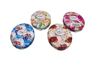  - Cep Aynası Oval Tombul Taşlı Flowers (1)