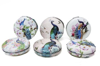  - Cep Aynası Yuvarlak Tombul Peacock (1)