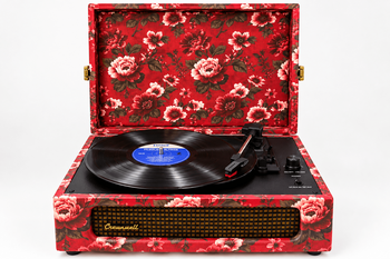 CROWNWELL - Crownwell Floral Design Turntable -RD