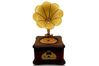 CROWNWELL - Retro Gramofon Müzik Kutusu (1)