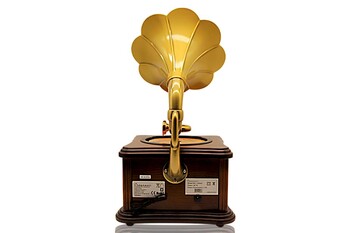 Retro Gramofon Müzik Kutusu - Thumbnail