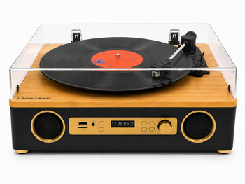 CROWNWELL - Crownwell Turntable Record Player Vegas E-12