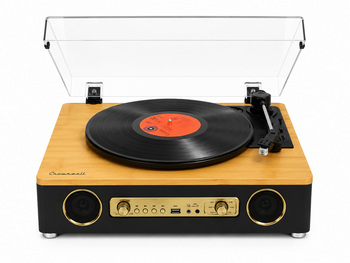 CROWNWELL - Crownwell Turntable Record Player Vegas E-12