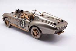 Dekoratif Metal Klasik Spor Araba Bronz Modeli - 4