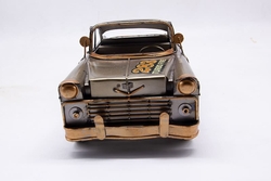Dekoratif Metal Klasik Yarış Araba Modeli - 3