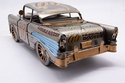 Dekoratif Metal Klasik Yarış Araba Modeli - 4