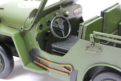 Dekoratif Metal Askeri Jeep - Thumbnail