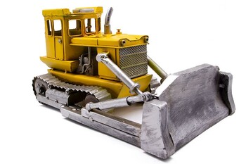  - Dekoratif Metal Buldozer