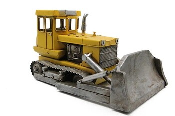  - Dekoratif Metal Buldozer