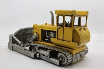 Dekoratif Metal Buldozer - Thumbnail
