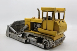 Metal Dekoratif Klasik Bulldozer Modeli - 3