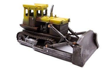  - Dekoratif Metal Buldozer