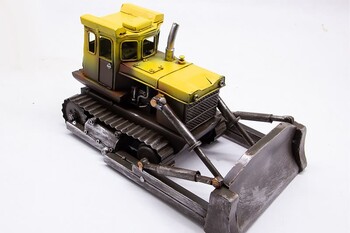 Dekoratif Metal Buldozer - Thumbnail