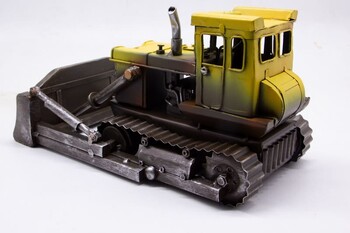 Dekoratif Metal Buldozer - Thumbnail