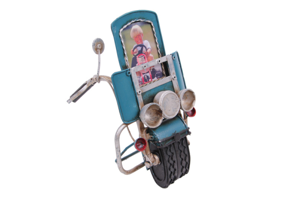 Dekoratif Metal Çerçeve Motosiklet Temalı ( 25 İS ) - 2