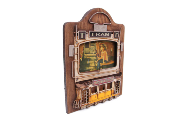 Dekoratif Metal Çerçeve Tramvay Dekorlu   ( 25 İS ) - 2