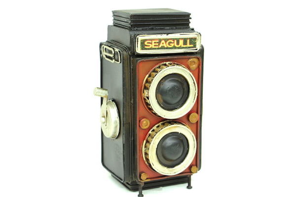 Dekoratif Metal Fotoğraf Makinesi  - 1