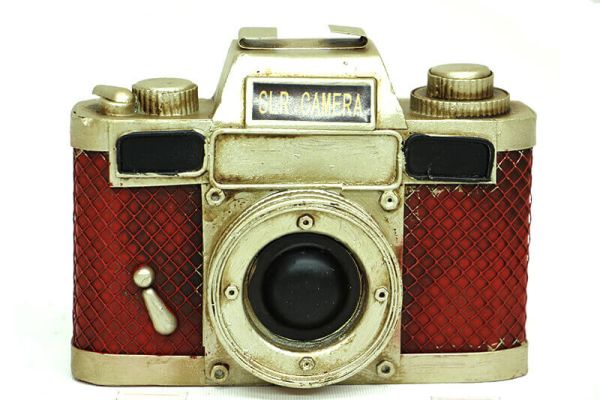 Dekoratif Metal Fotoğraf Makinesi - 1