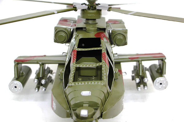 Dekoratif Metal Helikopter - 3