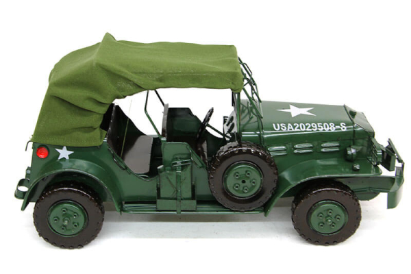 Dekoratif Metal Jeep - 2
