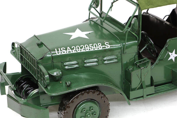 Dekoratif Metal Jeep - 4