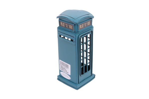 Dekoratif Metal Kumbara Tardis - 3
