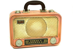 Mnk - Dekoratif Metal Radyo Bavul 