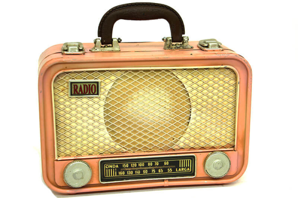 Dekoratif Metal Radyo Bavul  - 1