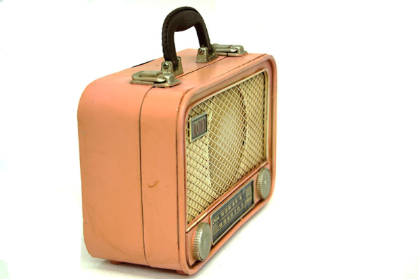 Dekoratif Metal Radyo Bavul  - 2
