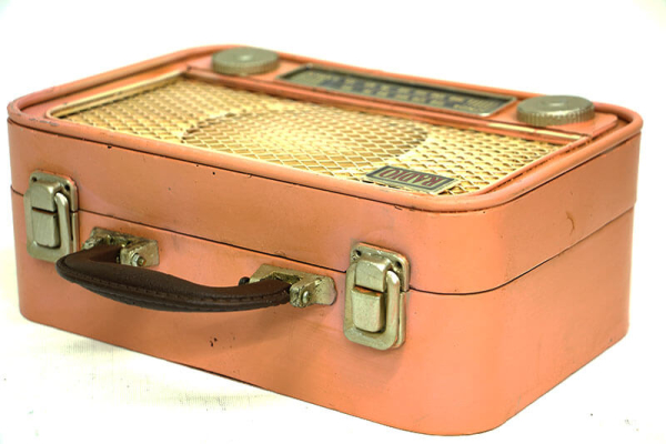 Dekoratif Metal Radyo Bavul  - 4