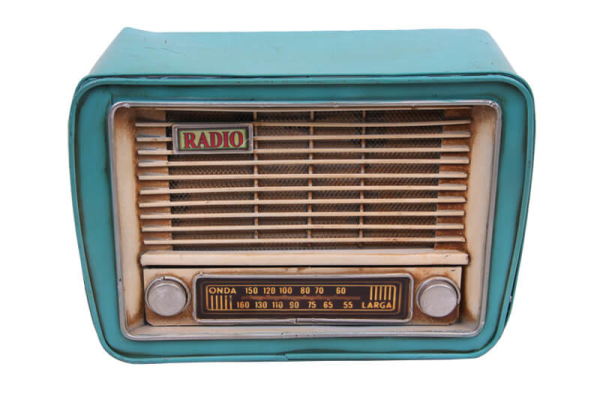 Dekoratif Metal Radyo Kumbaralı - 1